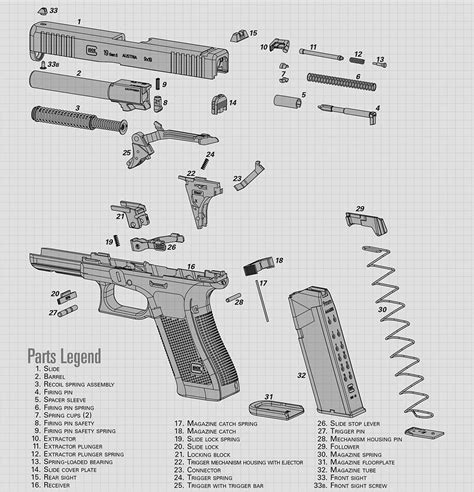 glock 43 exploded view